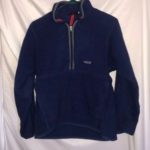 Navy Patagonia Zip Up Size L